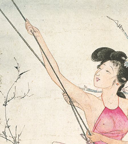 掇刀-胡也佛的仕女画和最知名的金瓶梅秘戏图